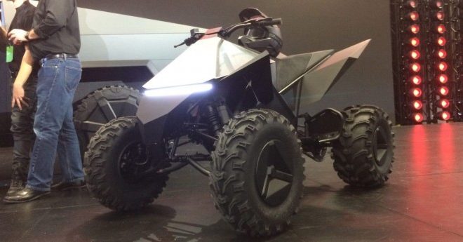 Tesla запустит электрический квадроцикл Cyberquad в конце 2021 года