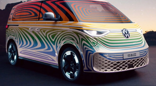 Вместе с ID.5 Volkswagen частично раскрыл детали минивэна ID.Buzz