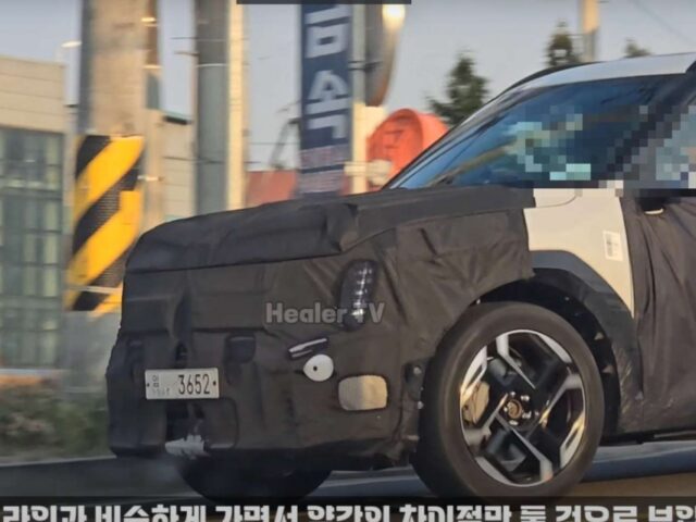 Мощный EV9 GT от Kia замечен на тестах в Корее