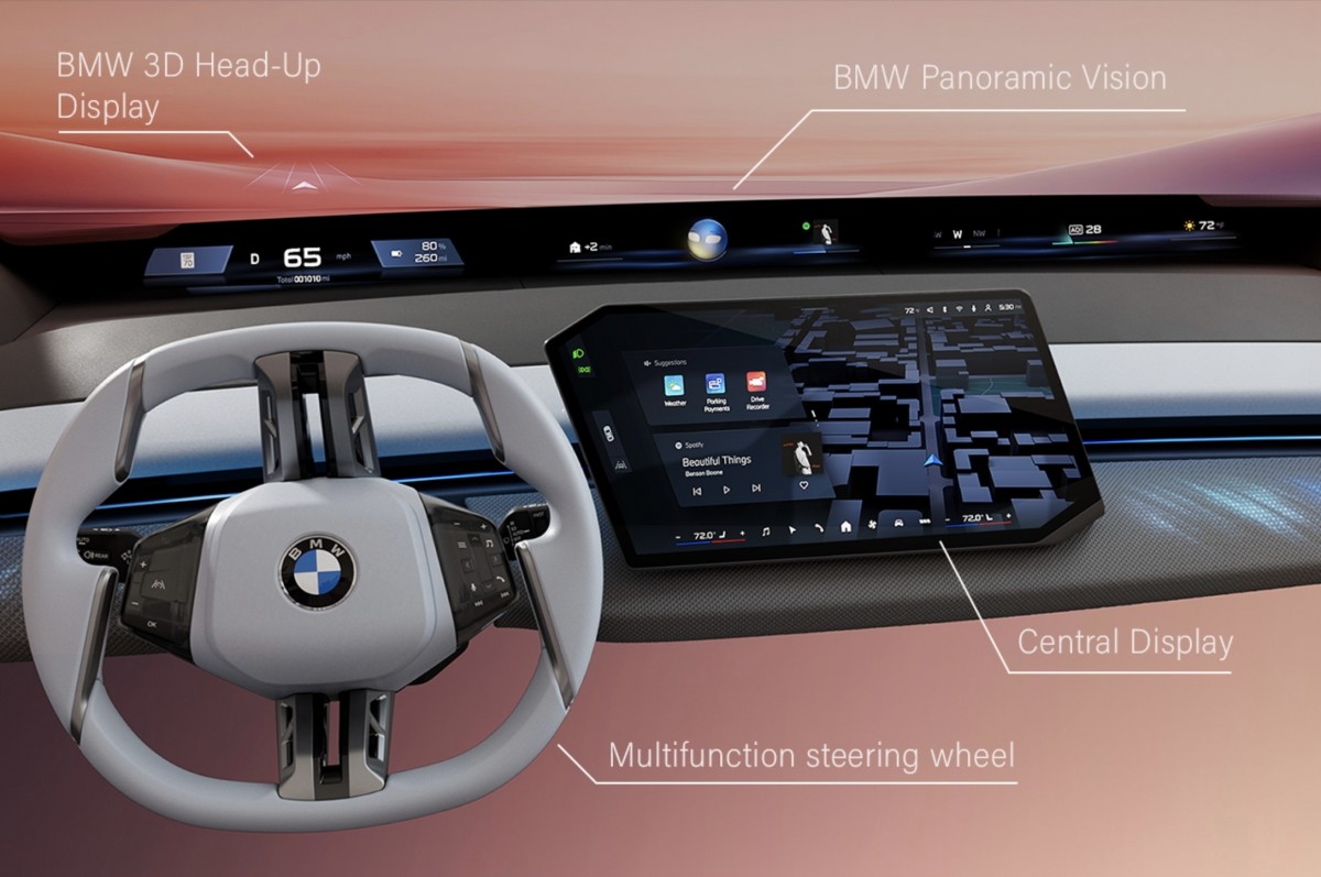 BMW демонстрирует свою информационно-развлекательную систему Panoramic iDrive BMW делает ставку на большие экраны с Panoramic iDrive