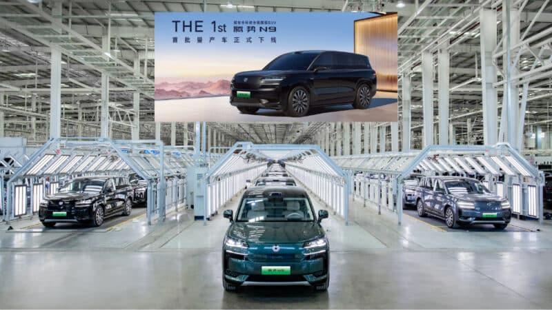 Первая массовая разработана Denza N9 из BYD выпустила производственную линию перед запуском