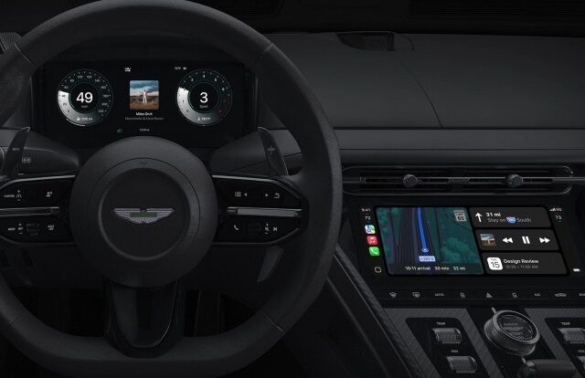 Apple и Aston Martin объявляют Carplay Ultra - информационно -развлекательная система следующего поколения