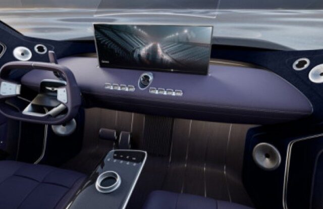 Purple Interior of Genesis GV90 раскрыт на шпионских фотографиях