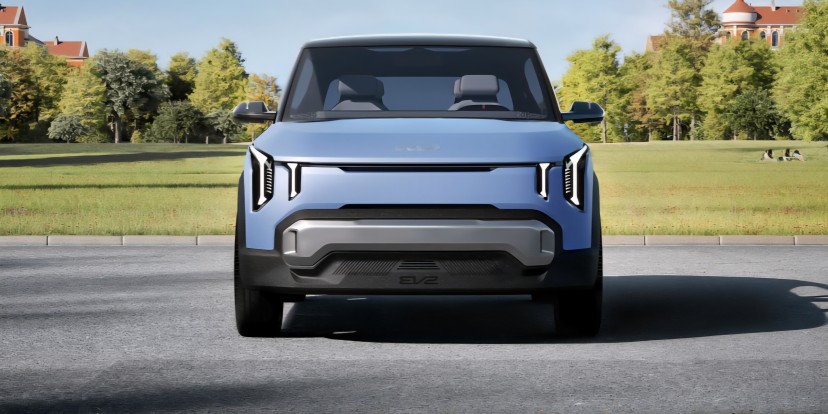 Spotted Roadting Roadting ev2 на пинту Kia в Южной Корее