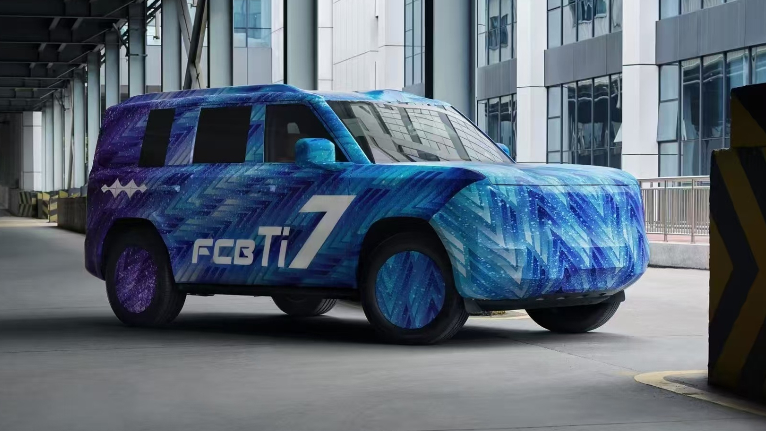 Byd показал свое новейшее название внедорожника - FCB TI7