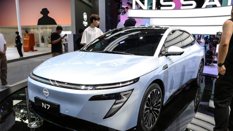 Nissan для экспорта EV из Китая, начиная с следующего года