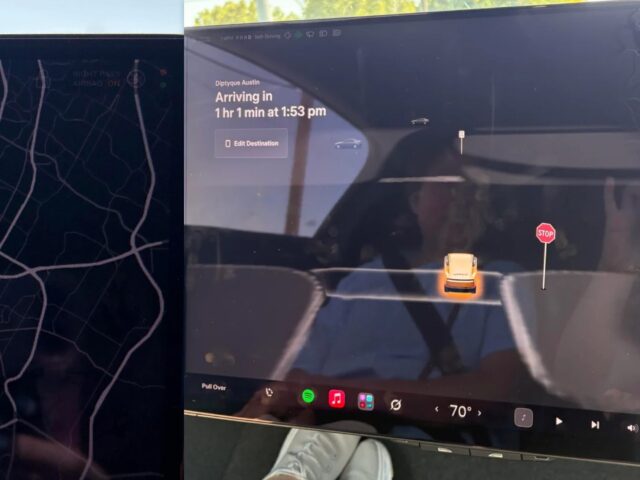 Tesla Cybercab в Остине: 10-минутная поездка растянулась на 70 минут