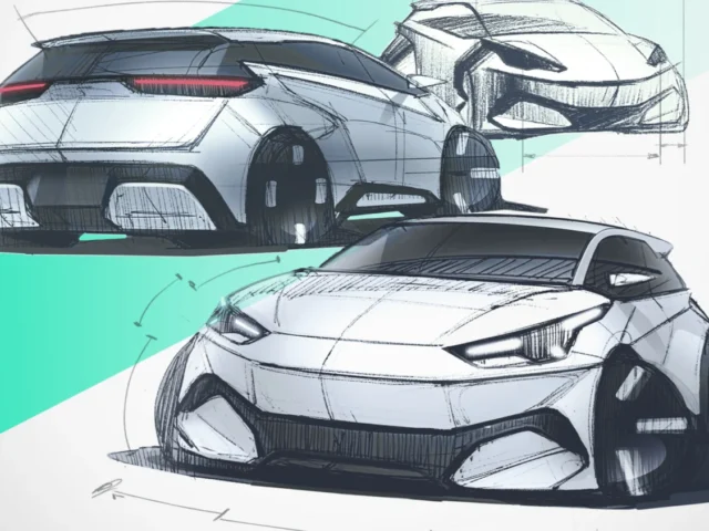 BYD показал дизайн-скетчи Seagull второго поколения: больше, мощнее, с лидаром