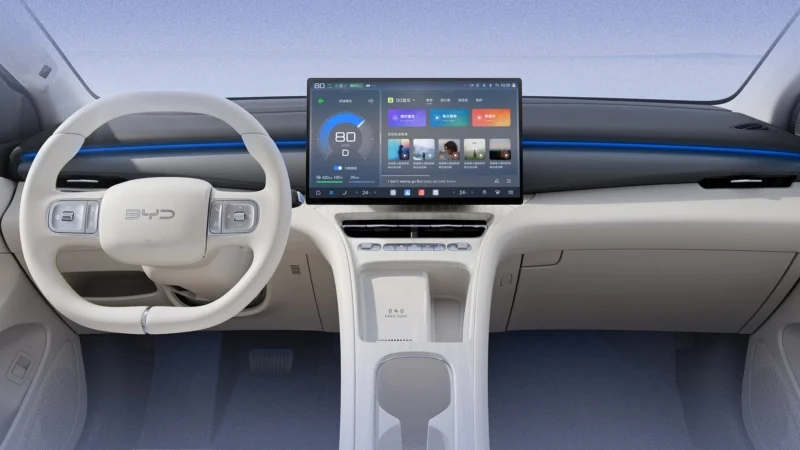 Второе поколение BYD Seagull: обновлённый дизайн хэтчбека