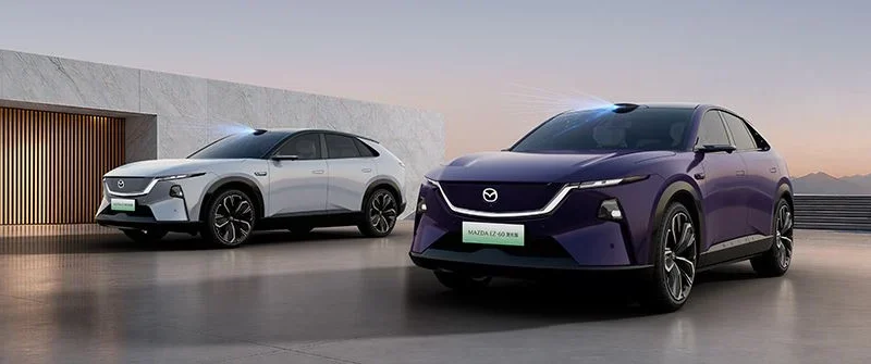 Mazda CX-6e с лидарной системой помощи водителю
