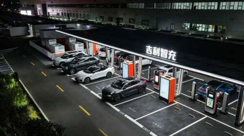 Geely развернула зарядные станции мощностью 2 250 кВт в пяти городах Китая