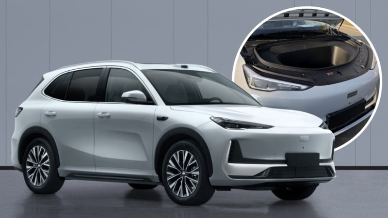 Новый Geely EX5 с большим передним багажником перед премьерой