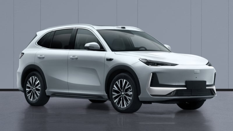 Обновлённый Geely EX5, фото из базы MIIT