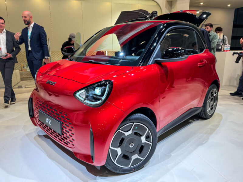 Smart #2: компактный электромобиль для Европы, но не для США Дизайн разработан командой Mercedes
