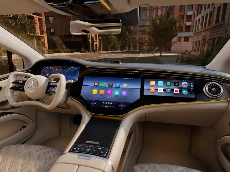 Mercedes EQS получил руль-штурвал и управление по проводам за €2 500 Mercedes EQS с опциональным рулём-штурвалом steer-by-wire
