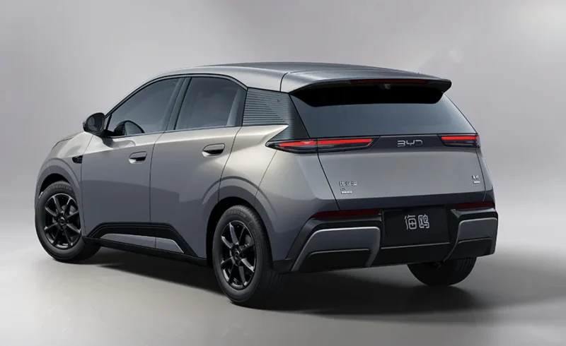 Новый BYD Seagull: премьера 20 октября, лидар и увеличенные габариты Боковая и задняя часть нового BYD Seagull