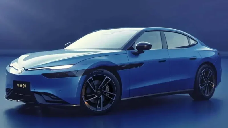 Volkswagen ID. Unyx 09: электромобиль с зарядкой 5C и запасом хода 755 км Электрический седан Volkswagen ID. Unyx 09 на презентации в Китае