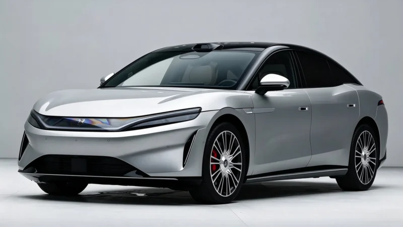 BYD Da Han EV: премьера 13 октября, запас хода 1008 км и Cx 0,197 Флагманский седан BYD Da Han EV перед премьерой 13 октября 2026 года